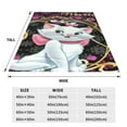thumbnail image 3 of The Aristocats Throw Blanket Soft Cozy Warm College Printing Oversized Lightweight Home Decoration All Seasons For Sofa Bed Couch Bedroom, 3 of 8