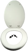 Comfort Seats C8033-00 Elongated Toilet Seat