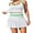 Light Green, variant on Charmo Womens Two Piece Tennis Dress High Waist Pleated Tennis Skirt with Shorts Racerback Crop Golf Workout Skirts Sets