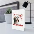 thumbnail image 5 of DistinctInk Greeting Card / Note Card - Valentine's Day Barbet - PACK of 3, 5 of 7
