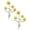 Yellow*2, variant on Clearance Under $10 Artificial flowers, Faux Pompon Mum Artificial Flowers Rustic Chrysanthemums With Stems For Wedding Filler DIY Bouquet Centerpieces Terracotta Arrangements Decorations
