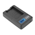 thumbnail image 4 of Cargador de batería LP-E17 con ranura única y carga USB con pantalla LCD para Canon EOS M3 M5 M6 760D, 4 of 9
