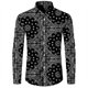 thumbnail image 1 of Camisa de manga larga con botones para hombre, cómoda camisa de solapa de otoño, estilo étnico retro, ropa de calle de tendencia de manga larga para hombre, 1 of 6