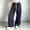 Navy, variant on Women Plaid Wide Leg Pants Sevevn Elastic Drawstring Waist Loose Baggy Casual Trousers, Multi‑Plaid Pattern Choices For Street Style And Daily Casual Outfits