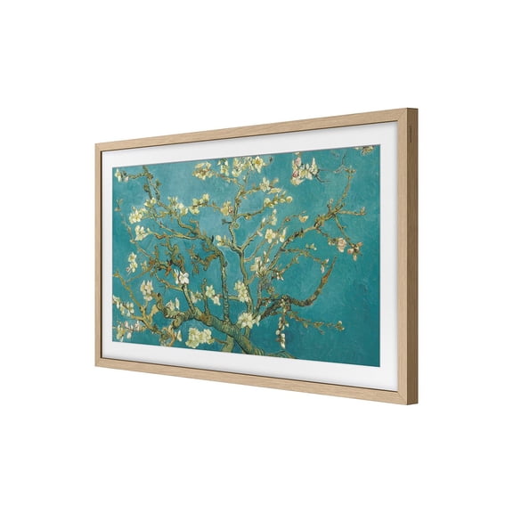 Samsung 75" The Frame Customizable Bezel (2021, Modern Teak)