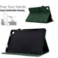 thumbnail image 3 of Embossed Folio Flip Smart Case Cover for iPad Pro 10.5" 2017/Air 3 2019, Premium PU Leather Kickstand Card Slots Magnetic Auto Sleep / Wake with Pen Slot Case for iPad Pro 10.5" 2017/2019, Green, 3 of 5