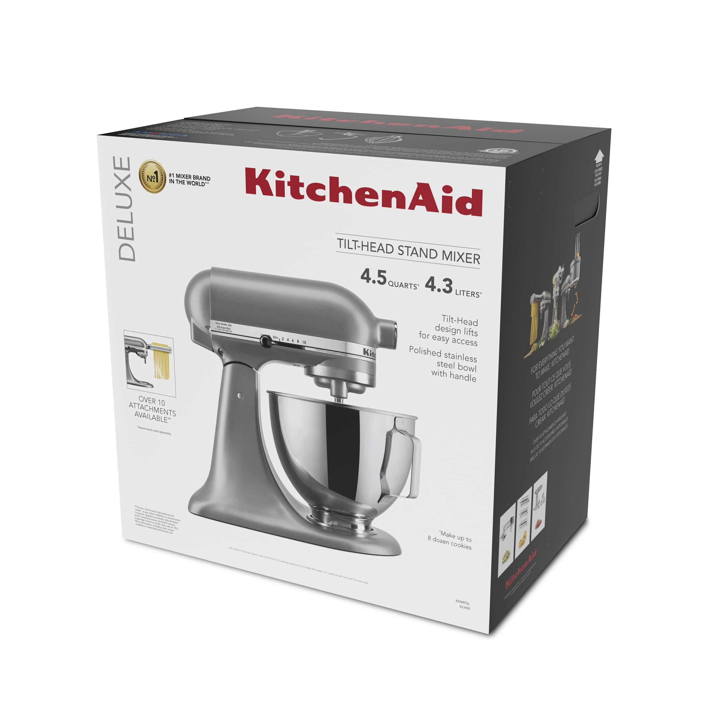 KitchenAid Deluxe 4.5 Quart Tilt-Head Stand Mixer - KSM97 
