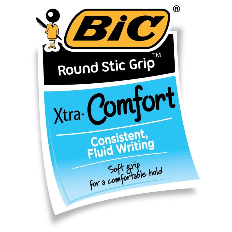 BIC Round Stic Grip Ballpoint Pens, 36-Pack Assorted photo 6