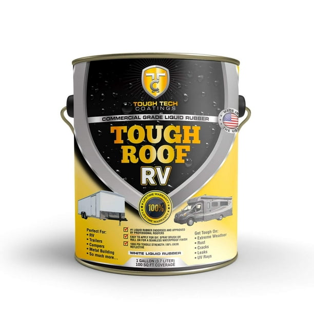 Tough Roof RV Coating Self Leveling Waterproofing Coatings, 87 UV