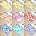 thumbnail image 2 of Colorful Geometric Abstract Doormat Non-Slip Printed Soft Flannel Carpet Decor Nordic style Floor Door Mat for Hallway, 2 of 6