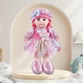 thumbnail image 3 of Linda muñeca de juguete para niña de 13 pulgadas con elegante vestido de noche para niños y niñas (rosa) Likrtyny libre de BPA, 3 of 7