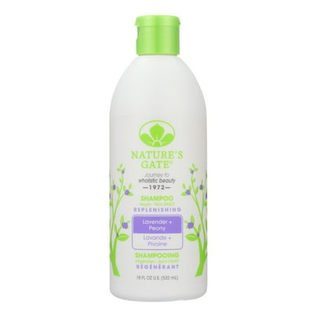 - Nature's Gate Lavender Peony Replenishing Shampoo - 18 Fl Oz.
