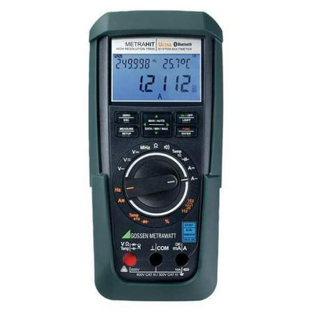 Gossen Meter - GOSSEN METRAWATT METRA HIT ULTRA BT Digital Multimeter, True RMS, Bluetooth
