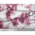 thumbnail image 1 of Soimoi Pink Crepe Silk Fabric Rays Tie-Dye Print Sewing Fabric Yard 42 Inch Wide, 1 of 3