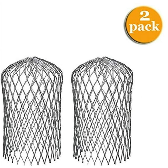 Amerimax Home Products Expandable Aluminum Gutter Strainer - 2 Pack, Multicolor