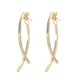 thumbnail image 1 of Pendientes Retro Temperamento Femenino Pendientes Cara Redonda Mostrar Delgado Largo Personalidad Pendientes Retro Personalidad Aguja de Plata Apertura Geométrica Largo Dangle Pendientes para Mujer, 1 of 7