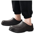 thumbnail image 3 of Slip on Steel Toe Shoes for Men Chef Clogs Non Slip Clog,work Nursing Shoe, 3 of 9