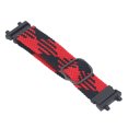 thumbnail image 1 of Bracelet Tressé, Montre Élastique en Nylon à Libération Rapide Bracelet Extensible pour A2212 Rouge Blanc, Rouge Noir, Rouge, 1 of 8