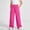 Hot Pink, variant on Girls Cargo Pants, Lightweight Elastic Waist Straight Leg Kids Casual Trendy Hiking Outdoor Pants Black Size 16
