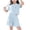 Blue, variant on Fnooota Girls Athletic Outfit Sets Size 14-16, Short Sleeve 2 Piece Running Summer Activewear Clothing Sets Beige Size 14-16