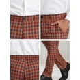 thumbnail image 6 of Lars Amadeus Work Pants for Men Plaid Business Formal Prom Checked Trousers, 6 of 6