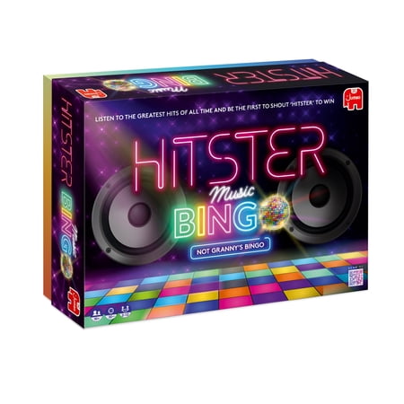 Hitster Music Bingo Quiz Game with Disco Timer and 225 Cards for 2-10 Players, Ages 16+