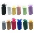 thumbnail image 4 of relayinert Polyester Wedding Party Decorations Easy To And Clean Tulle Coil Durable And Reliable Roll Tulle bud green 1Set, 4 of 6