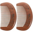 thumbnail image 1 of 2Pcs Small Tooth Comb Light Brown Color for Men and Women Suitable for Daily Use, 1 of 9
