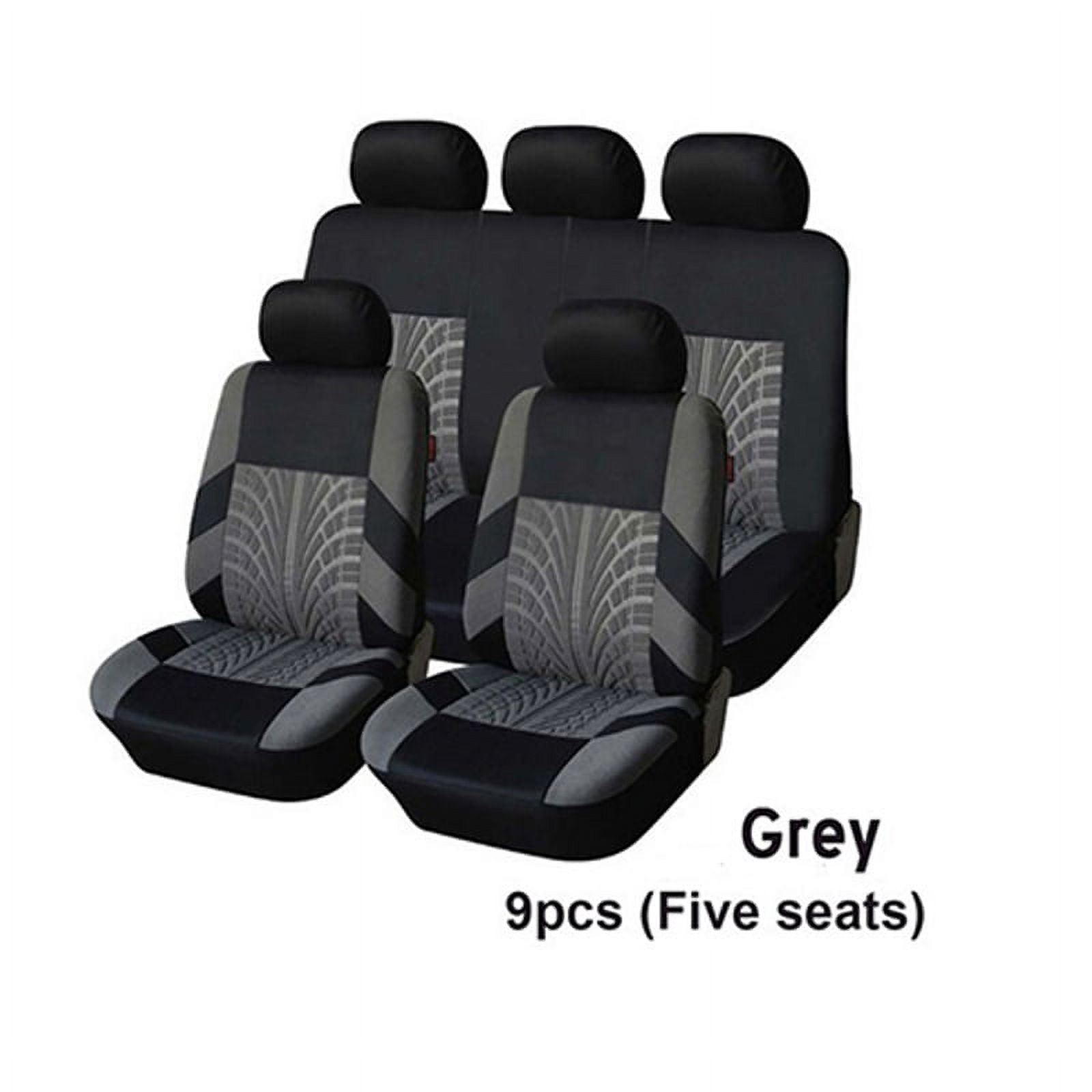 New 9PCS Universal Seat Covers for Car Full Car Seat Cover Car Cushion Case Cover Front Car Seat Cover Car Accessories Car Seats - image 2 of 8
