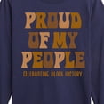 thumbnail image 3 of Instant Message - Proud Of My People - Toddler & Youth Long Sleeve Graphic T-Shirt, 3 of 6