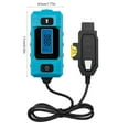 thumbnail image 2 of ELQCSG Automotive Circuit Fault Probe Tester, High-Precision Current Tester, 20A 48V Car Relay Fuse Blade Checker, Built-in Front Light with Blue Backlit LCD Screen, 1Pc, 2 of 8