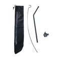 thumbnail image 1 of Camping Lantern Stand Pleged Post Hanger para pescar mochilero jardín Negro, 1 of 8