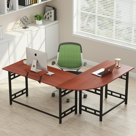 Tribesigns 67 Large Modern L Shaped Desk Corner Computer Office