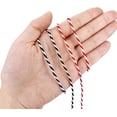 thumbnail image 3 of Christmas Gift Wrapping Rope,Cotton Rope Twisted Braided Rope,Natural Black Red White Twine String Cord,DIY Crafts Decorative Twine,for Arts Crafts,Gardening,Home Decor 2Roll 656ft Total, 3 of 7