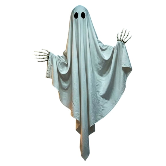 OJSFQUFP Halloween Hanging Ghost Lights Floating Ghost Decorations for Scary Halloween Decor Indoor Outdoor
