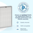 thumbnail image 4 of Medify MA-45 Genuine Replacement Filter for MA-45 Purifiers | Smoke, Dust, Odors, Pet Dander | 3 in 1 with Pre-filter, HEPA H13 and Activated Carbon | Removal of 0.1 to 0.3 Microns | 1-Pack, 4 of 8