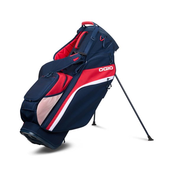 Bolsa de golf OGIO Woode Hybrid Stand Bag, rojo/blanco/azul