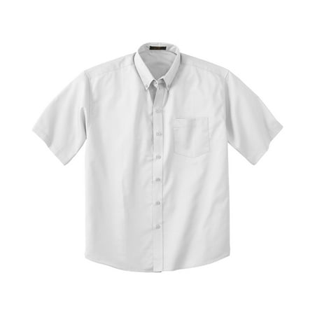 - Ash City Men's Short Sleeve Shirt With Teflon Button Down 87023