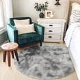 thumbnail image 6 of Shag Area Rugs for Living Room 7'(Round), Soft and Fluffy Shaggy Carpet for Pets, Machine Washable Floor Rugs for Living room, 6 of 9
