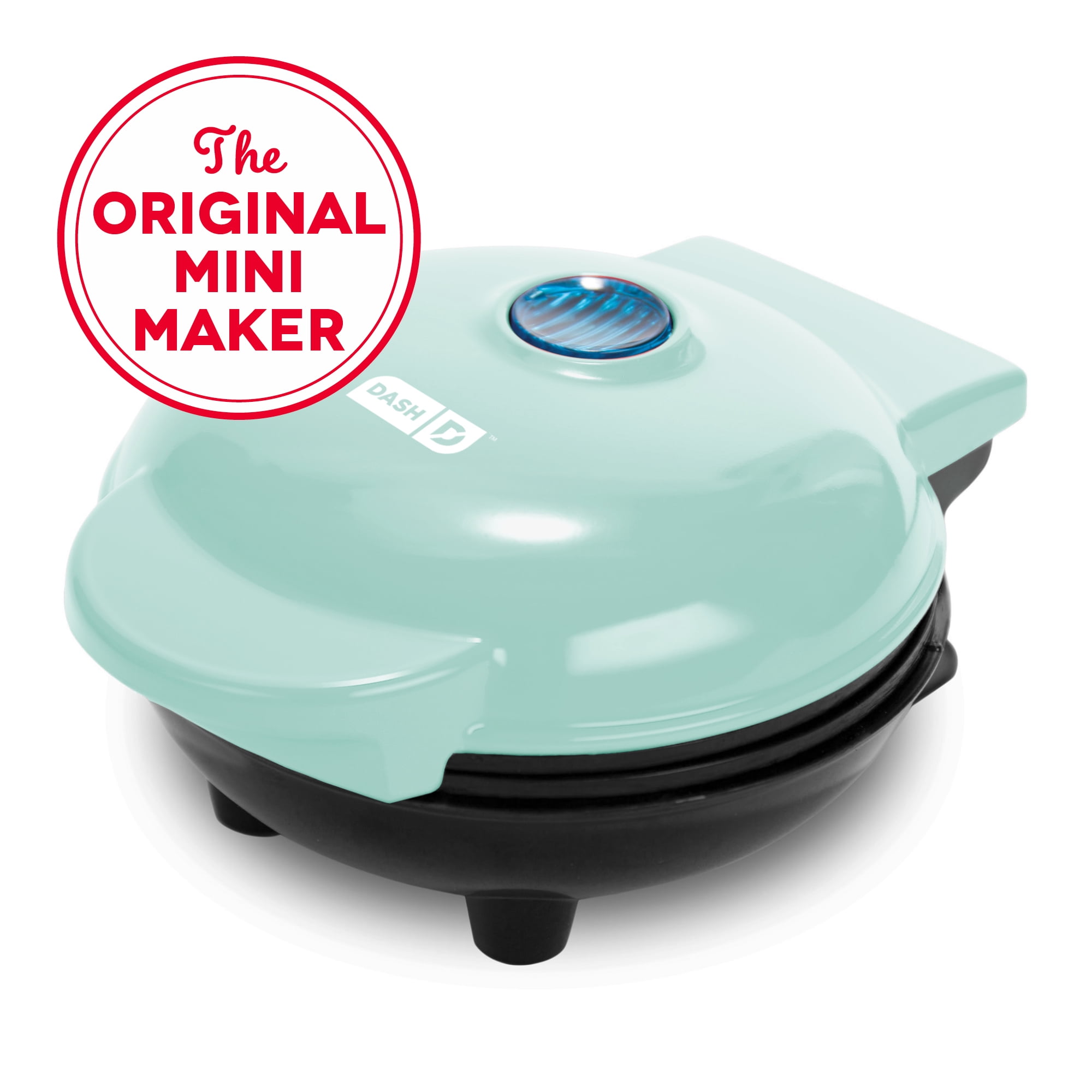 Dash Mini Maker GrillI & Panini Press 4 inch Nonstick Aqua