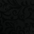 thumbnail image 2 of Ultimate Textile (5 Dozen) Somerset 20 x 20-Inch Damask Cloth Dinner Napkins- Jacquard Weave Scroll Design, Black, 2 of 2