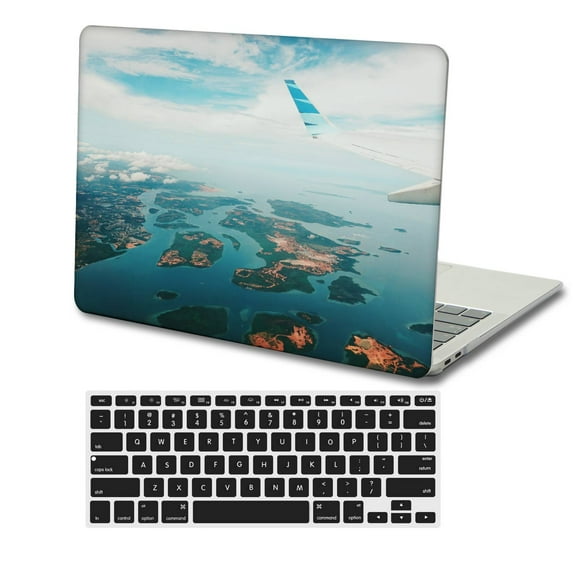 KSK KAISHEK Hard Case Shell Cover Compatible with Old MacBook Pro 13 inchs with No Touch + Black Keyboard Cover Early 2015/2014/2013/Late 2012 A1425/A1502, Sky Series 0946