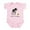 Petal Pink, variant on - Boston Terrier Life Infant Bodysuit - Baby Light Bodysuit, Size Newborn - 24 Months