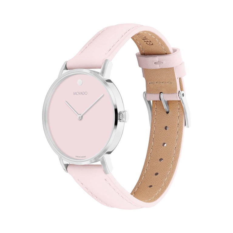 Movado Signature 0607832 Blush Dial & Blush Leather 40mm Band