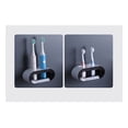 thumbnail image 2 of Billuyoard Soporte de almacenamiento para cepillos, gancho para utensilios de cocina, soporte de pared, estante montado en la pared, Base eléctrica, ahorro Juegos de accesorios de baño Negro Billuyoard HA077200-01, 2 of 6