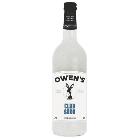 Owen’s Craft Mixers Club Soda HandA with Premium Ingredients Vegan & Gluten-Free Soda Mocktail and Cocktail Mixer