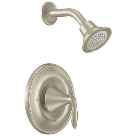 Moen Eva Chrome Shower - Moen T2132ORB Eva Posi-Temp Pressure Balanced Shower Trim with Shower Head, Available in Various Colors