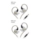 thumbnail image 3 of Sidaley CCA CA2 Dynamic HIFI Bass Auriculares Auriculares One ForEar Auriculares Auriculares deportivos con cancelación de ruido Type3 NO3, 3 of 6