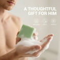 thumbnail image 5 of Rinse & Robust Valentines Day Tea Tree Oil Bar Soap Set for Men Gifts, Smoothing Face &Body & Hands, 5.3 oz | 4 Bars, 5 of 7