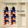 thumbnail image 4 of LAICAIW Closet Hanging Cap Keeper Closet Cap Racks Hats Holders Closet Hook Storage Organizer-Fit Most Hats-No Hats Included (2), 4 of 4